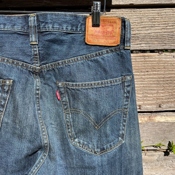 Levi’s 501XX Selvedge Denim Jean in Dark blue wash: Size W32 L32 - Picture 3 of 8